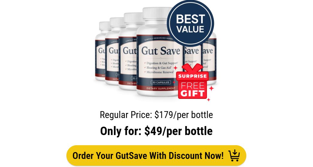 GutSave best value pricing offer with free gift